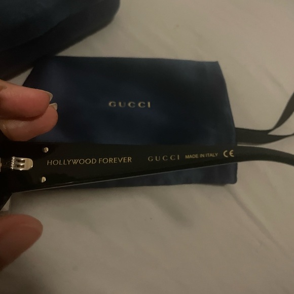 Gucci GG0781S 003 CRYSTALS CAT-EYE FRAME Sunglasses - Picture 12 of 17